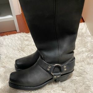 Frye harness boots